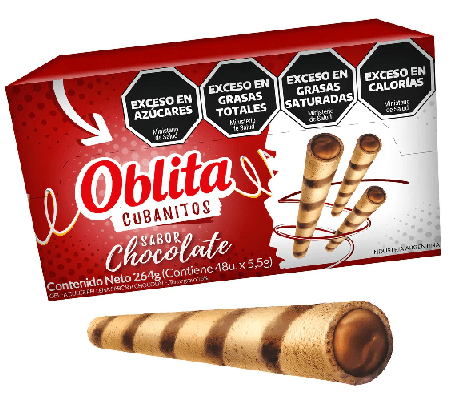Cubanitos Oblitas Chocolate