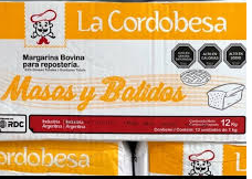 Margarina Masa y Batido 12x1kg La Cordobesa